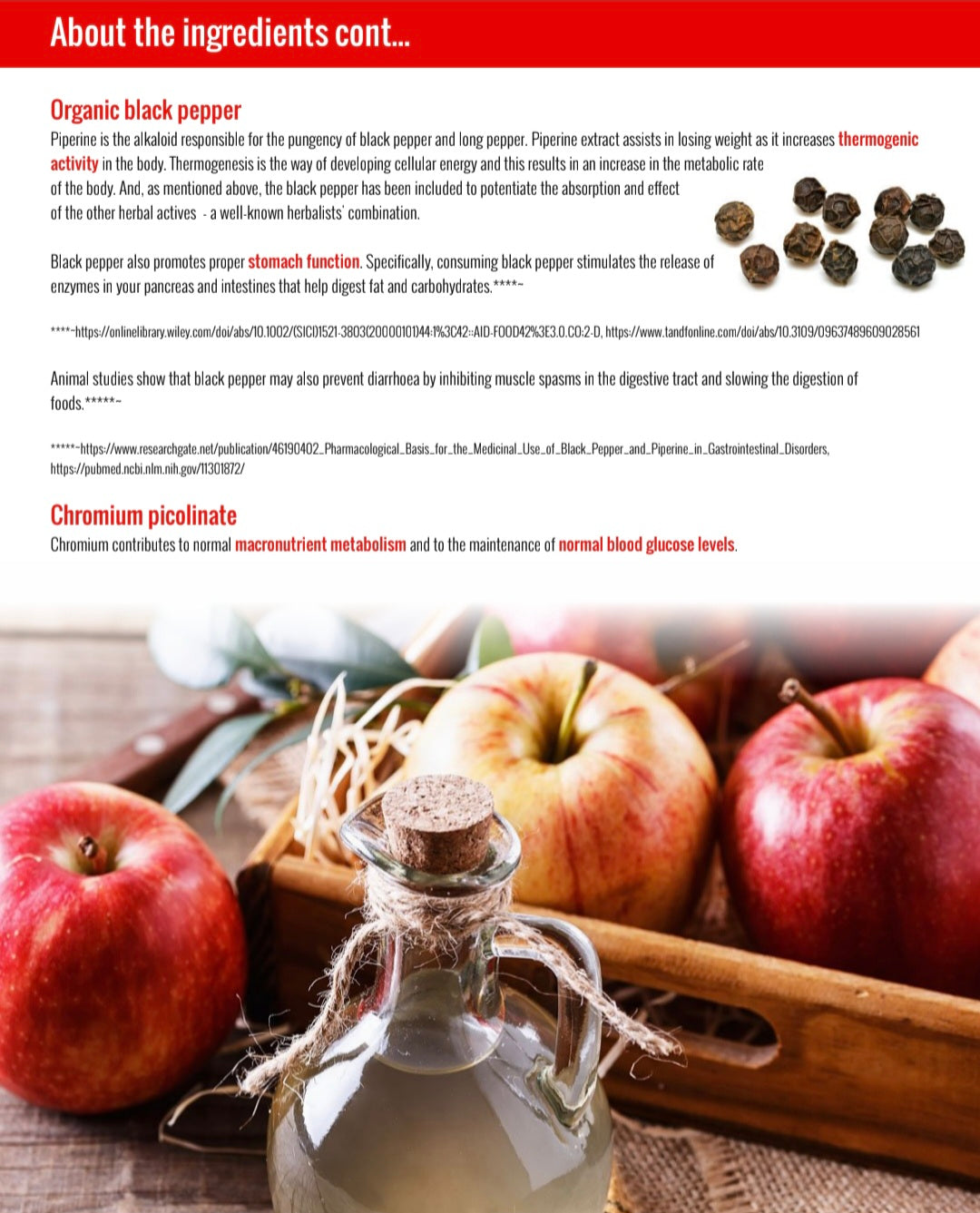Apple Cider Vinegar for weight loss, digestion and inner cleansing - 120 capsules
