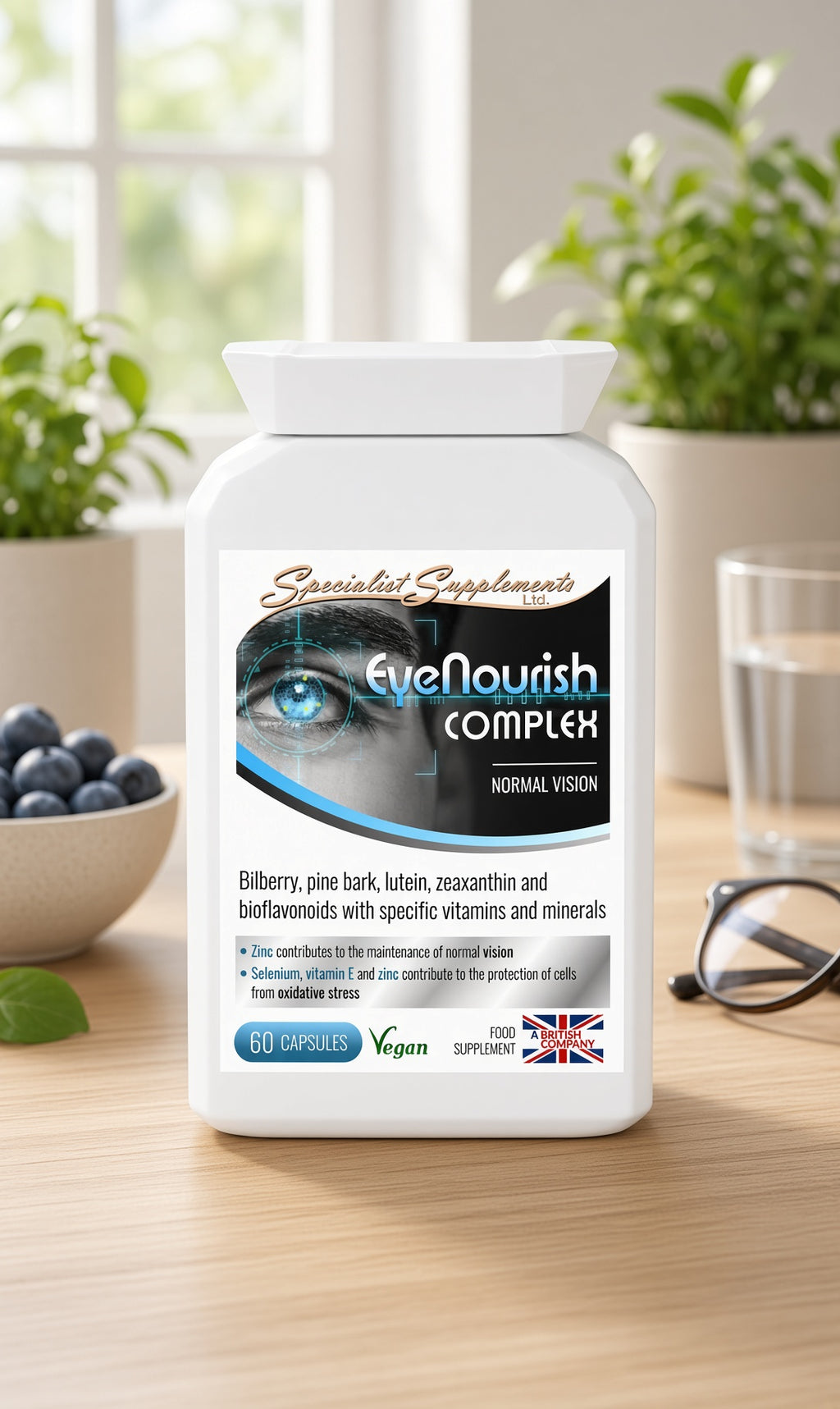 EyeNourish eye health and vision supplement - 60 capsules