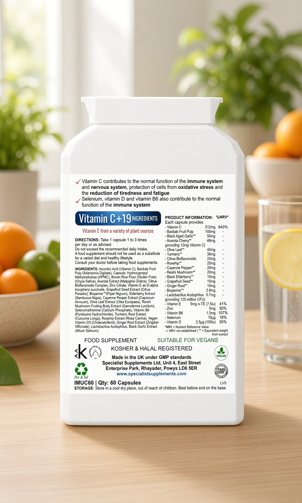 All-in-one advanced immunity for immune system and infection - 60 capsules