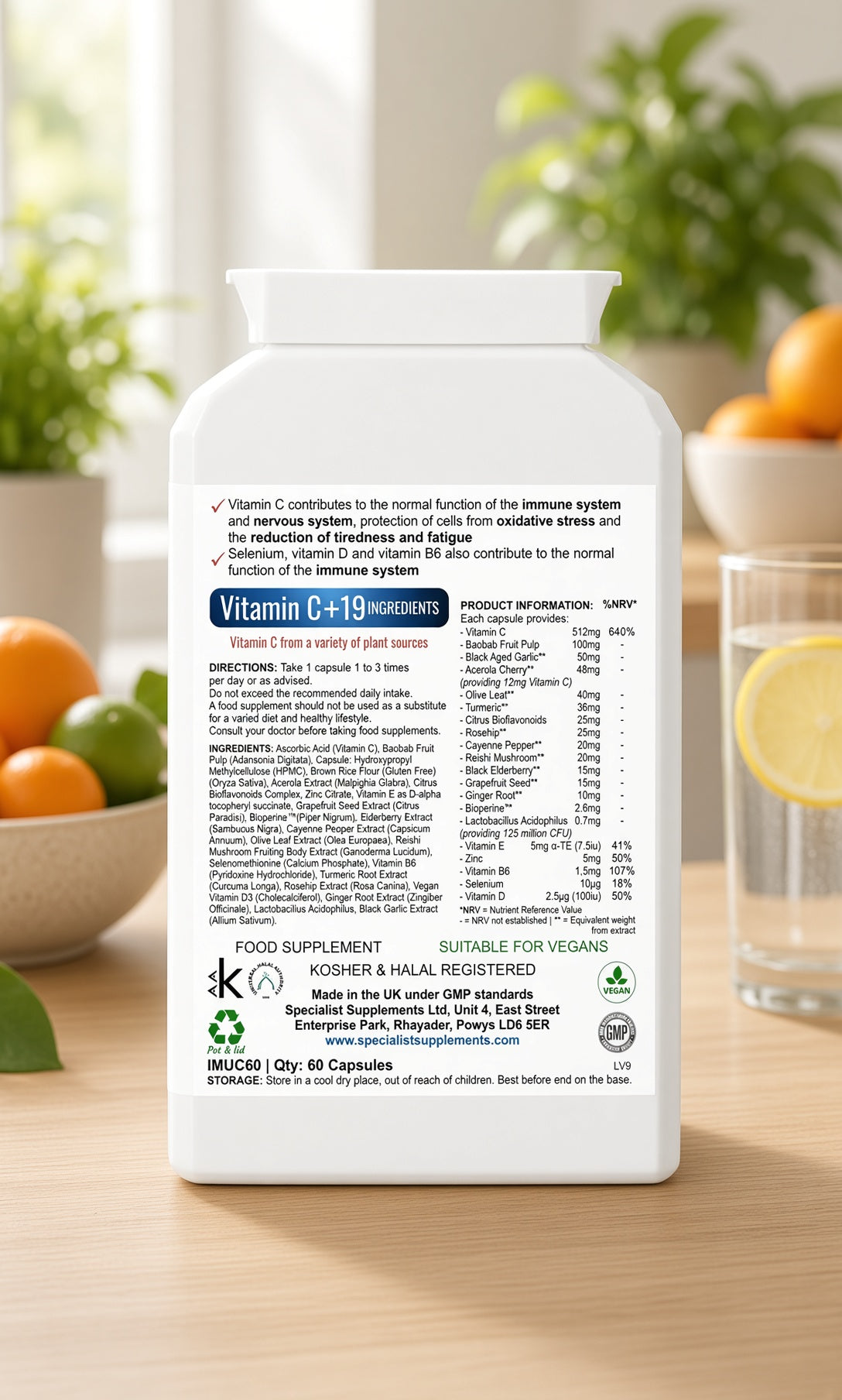 All-in-one advanced immunity for immune system and infection - 60 capsules