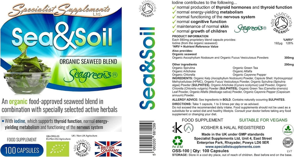 Organic all-in-one alkalising, cleansing, detoxification and nourishment - 100 capsules
