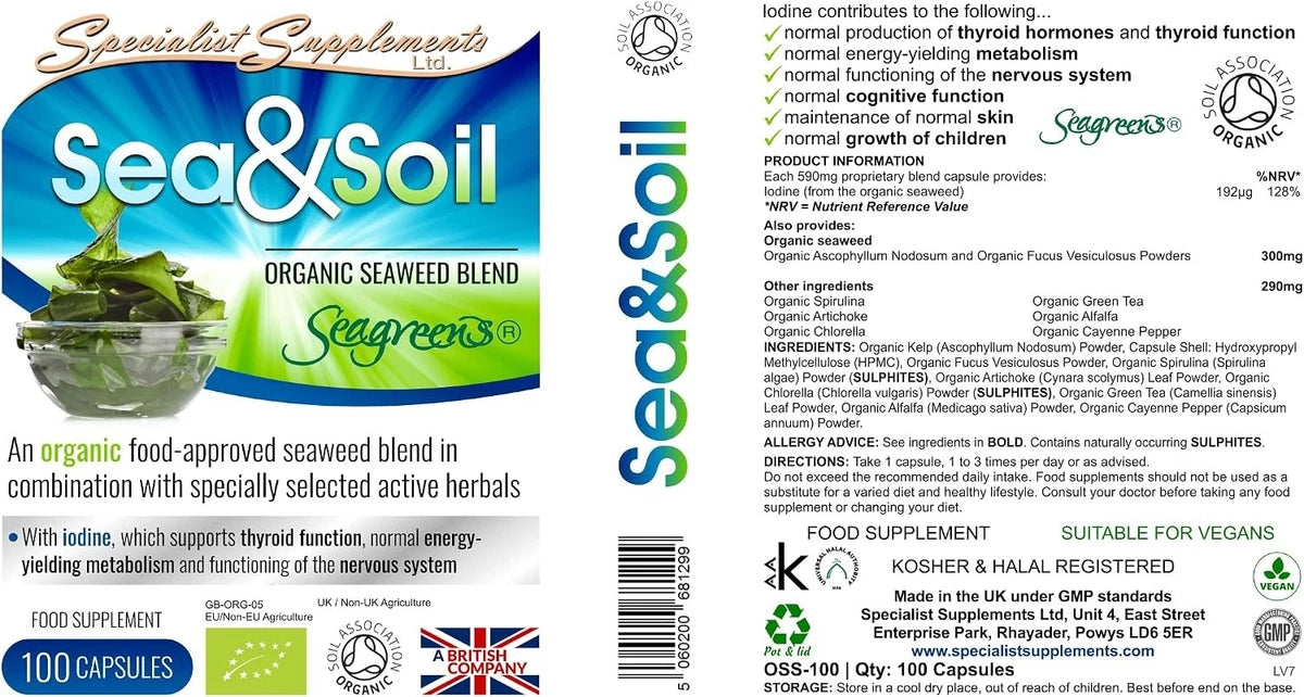 Organic all-in-one alkalising, cleansing, detoxification and nourishment - 100 capsules