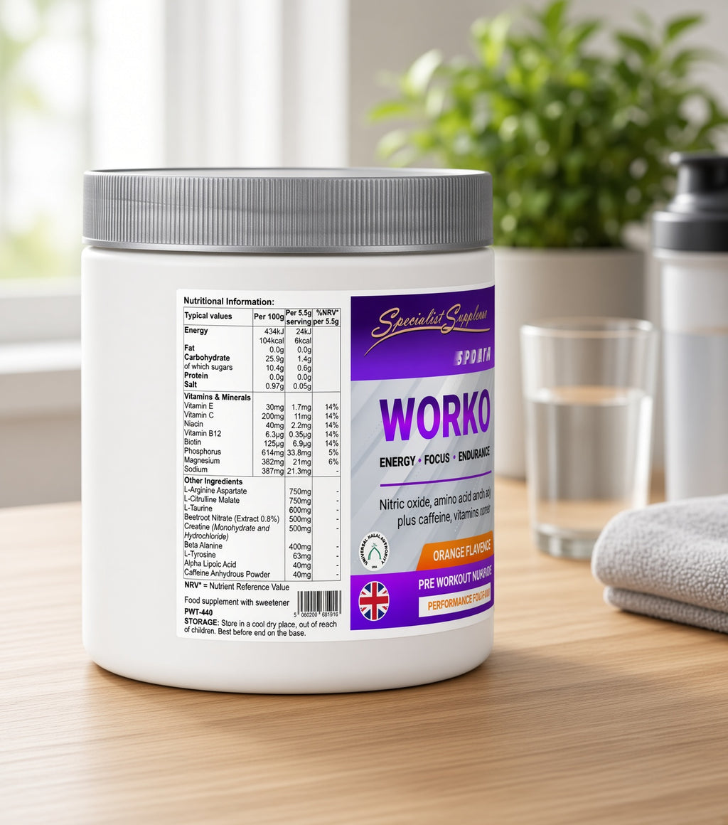 Pre-workout for performance  endurance strength energy and focus