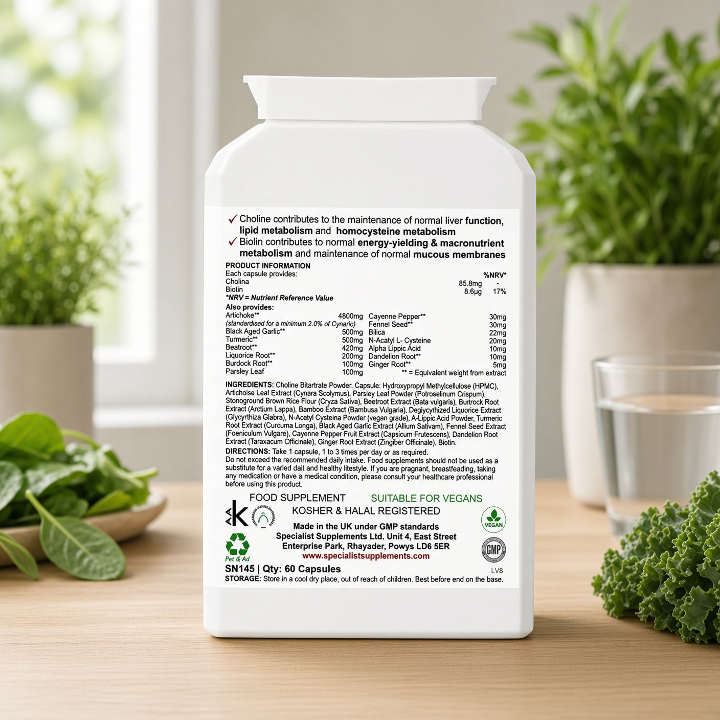 Liver detox supplement - 60 capsules
