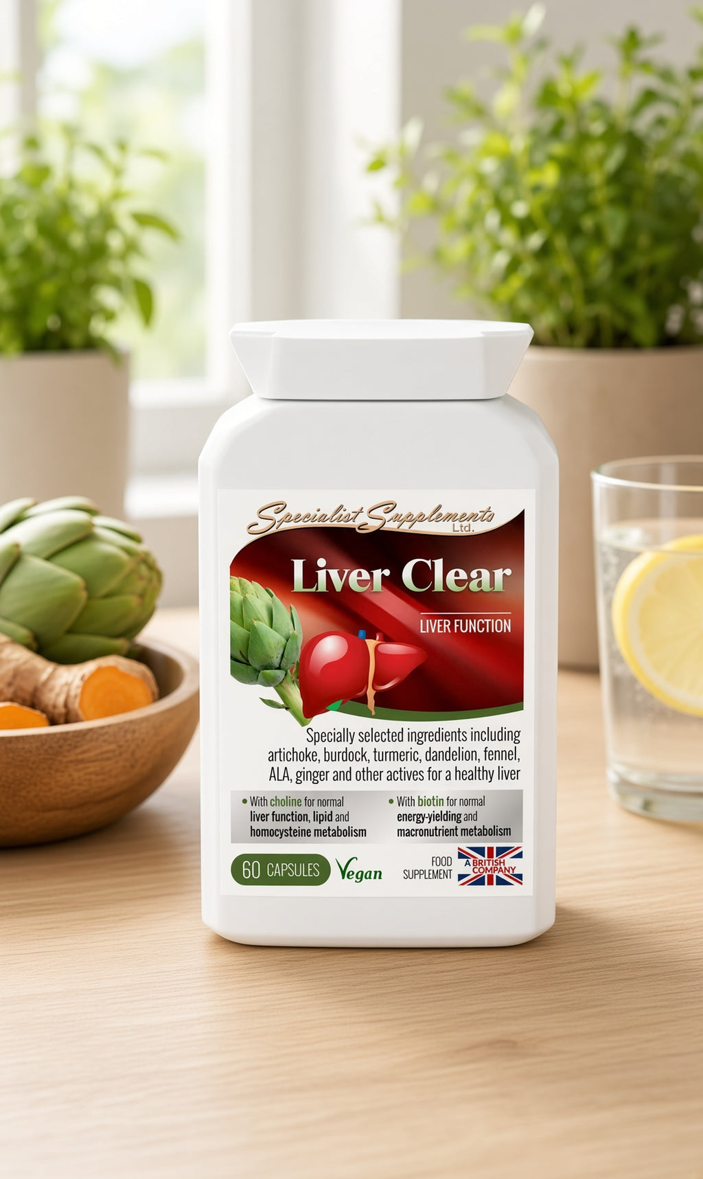 Liver detox supplement - 60 capsules