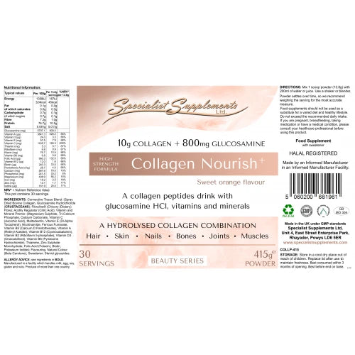 Collagen Nourish drink mix powder - 415g